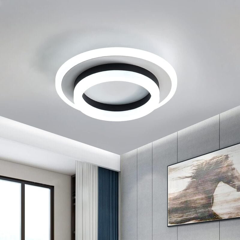 Thumbnail - Goeco - LED-Deckenleuchte 22W 1920 Lumen, Moderne Lampe 6500K, Runde Deckenlampe für Schlafzimmer Wohnzimmer (Durchmesse...