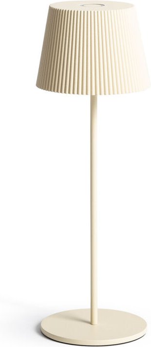 LED-Tischlampe 1.2W Tragbar Aussen Aluminium mit wiederaufladbarem USB-Akku Willox Beige