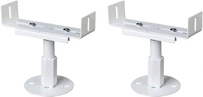 Set aus 2 Aluminiumfüßen, höhenverstellbar von 8 bis 13 cm, traditioneller Architekturstil, beständig gegen Salz und Neb...