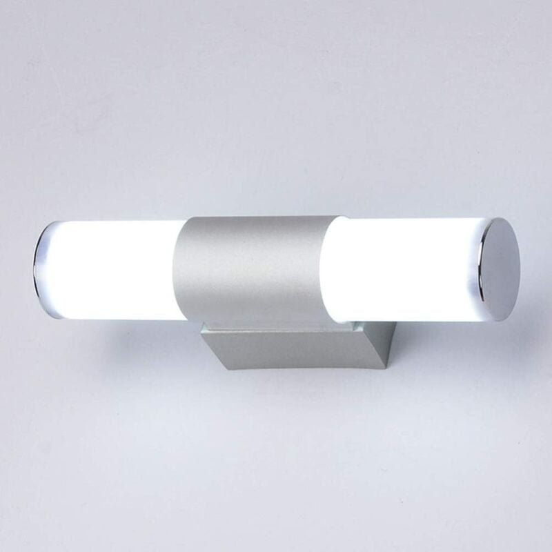 Vtizikl Lampe de lavabo LED en acier inoxydable - Applique murale pour salle de bain - Miroir - Lampe frontale pour sall...