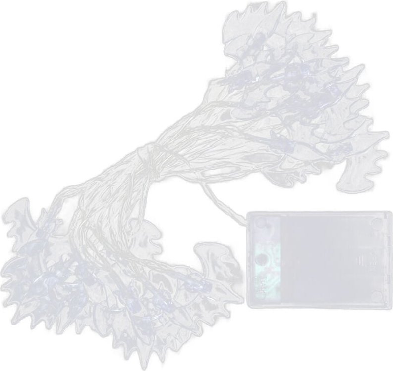 Lila LED-Lichterkette für Halloween, 2 Beleuchtungsmodi, für den Innen- und Außenbereich