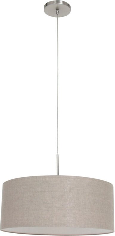 Hängeleuchte - Sparkled Light - grau - leinen metall - Steinhauer