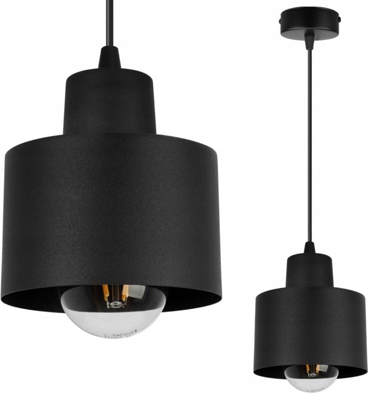 Moderne Deckenhängelampe Schwarze Led-Lampe