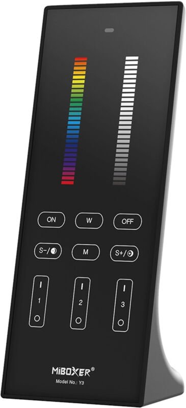 Vertikale Fernbedienung - rgb + cct - 3 Zonen - rf 2.4Ghz - Mi