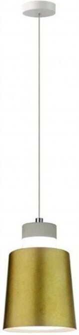 V-TAC 7W LED-Kronleuchter aus Metall in Zylinderform in Warmweißgold