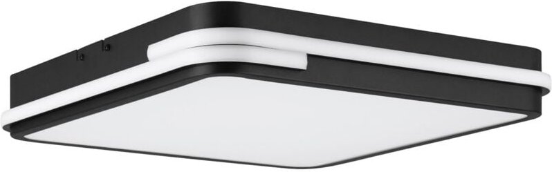 Thumbnail - Connect led Deckenleuchte Genovese-Z schwarz weiß 47 x 47 cm Deckenlampen & Kronleuchter - Eglo