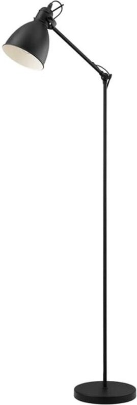 Eglo - Stehleuchte Priddy schwarz 137 x 23 cm E27 Stehleuchte