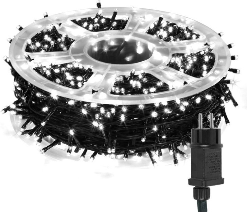 Thumbnail - SWANEW LED Lichterkette 200m 1000LED Lichterkette mit 8 modi Außenlichterkette für Innen Weihnachten Hochzeit Party Gart...