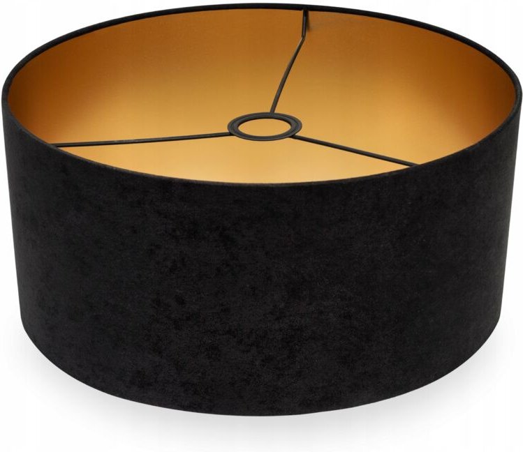 MODERNER GOLDENER SAMT-LAMPENSCHIRM 40 cm