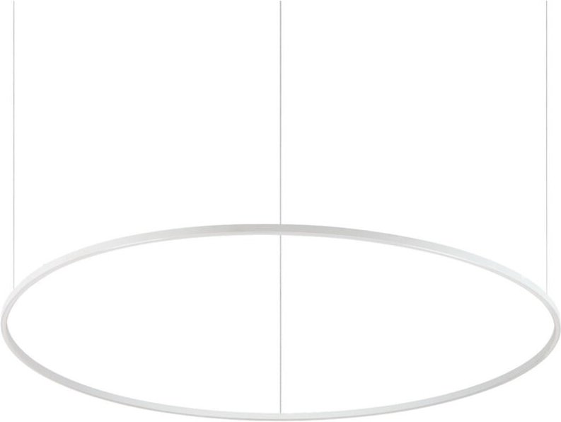 Thumbnail - Ideal Lux ORACLE Ringintegrierte LED-Pendel-Deckenleuchte Weiß 150cm 4000K