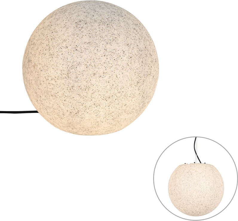 Moderne Außenleuchte Grau 35 cm IP44 - Nura