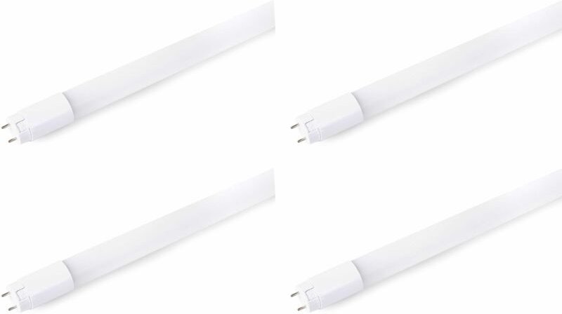 V-tac - LED-Röhre VT-151, eek: f, 20 w, 2100 lm, G13, 4000 k, 150 cm, 4 Stück