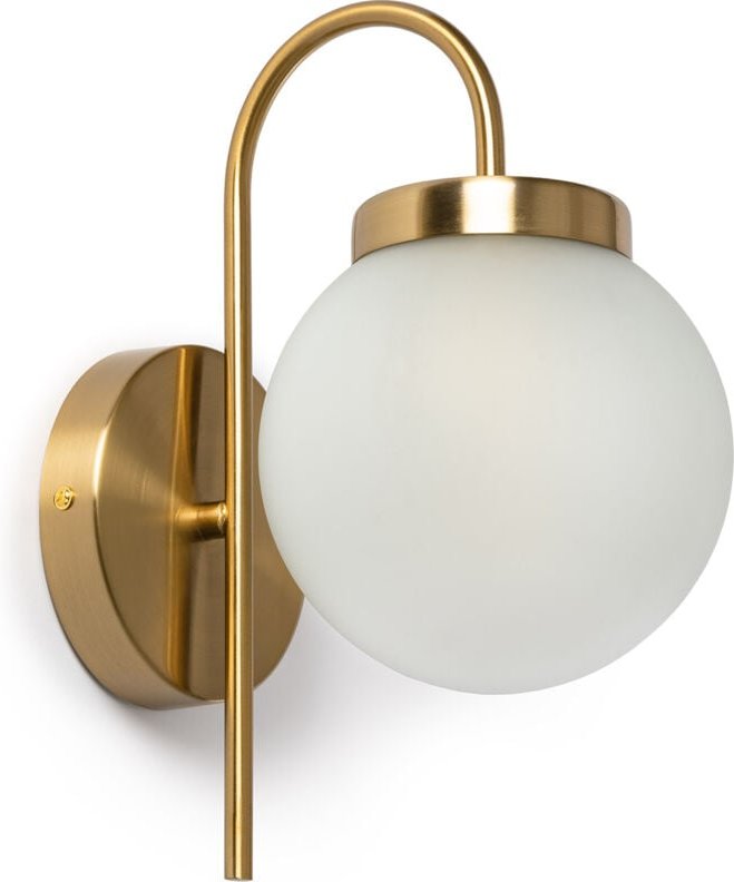 Wandleuchte Aussen Metall und Glas Rafha Gold