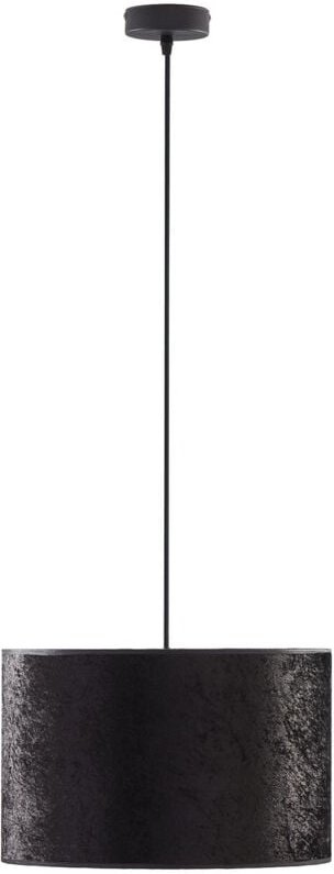 TK Tercino 50cm zylindrische Pendelleuchte Deckenleuchte Schwarz 3xE27