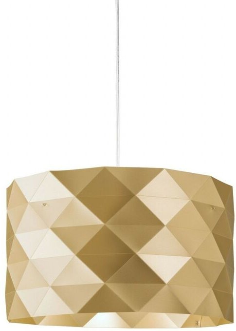 Linea Zero - New Gold 3 Lights Suspension aus verchromtem Metall cm. 40 x 25 Std