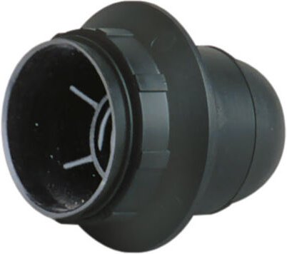 Electro Dh - Lampenfassung E27 mit Schraube und Unterlegscheibe Farbe Schwarz 4 a 250 v Elektro dh. 12.093/N 84305520859...