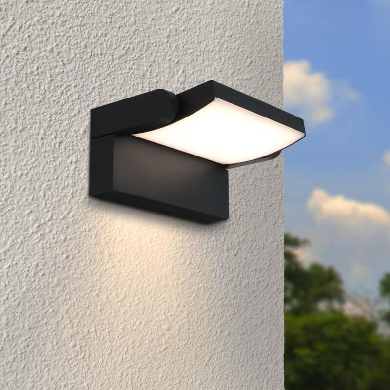 Außenwandleuchte Angle 26,5W schwenkbar - Lichtfarbe: 3000K - Farbe: anthrazit RAL 7016