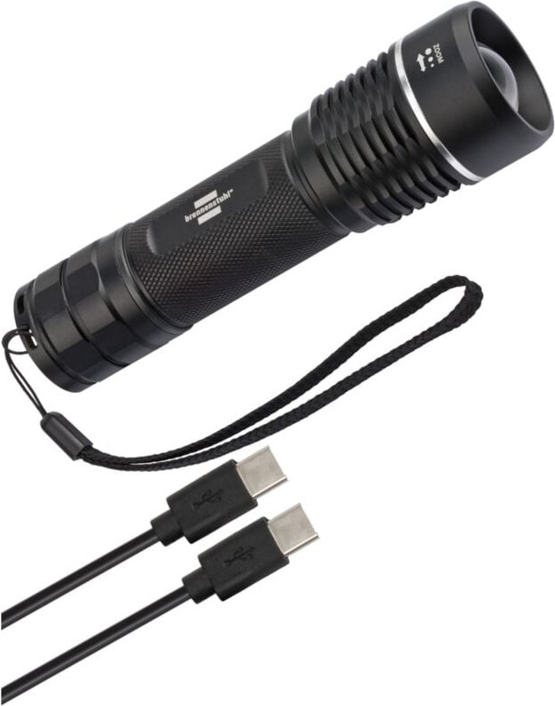 Brennenstuhl - LuxPremium Akku-Fokus LED-Taschenlampe tl 1201 af IP67 / Taschenleuchte mit heller cree-led (stufenloser ...