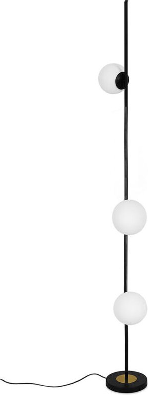 Kugel-Stehlampe - Wohnzimmerlampe - Elsie Schwarz