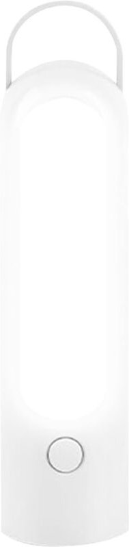 Weiße Camping-Taschenlampe, 4,5 x 4,5 x 17,8 cm, tragbares, wiederaufladbares LED-Nachtlicht, geeignet für Camping und A...