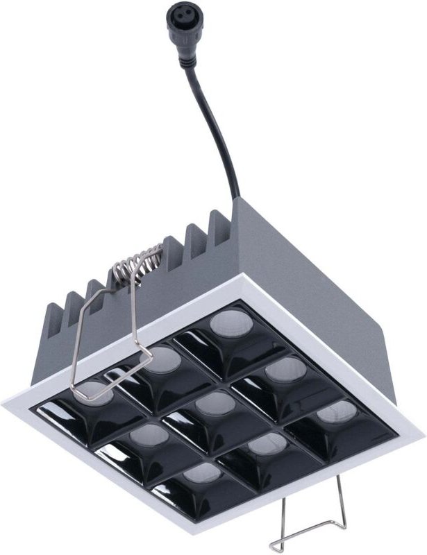 Barcelona Led - led Einbaustrahler 18W - neun Spots - UGR18 - CRI90 - osram led