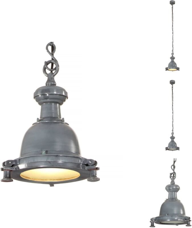 Pendelleuchte 25x25x138 cm Aluminium - Industrielle Pendelleuchte - Aluminium Pendelleuchte - Designer Lampe - Wohnzimme...