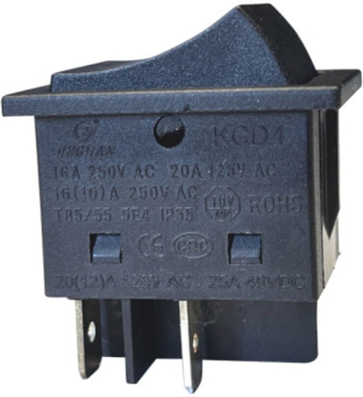JINGHAN KCD4 Wippschalter 250V 20A 4Pin Schalter