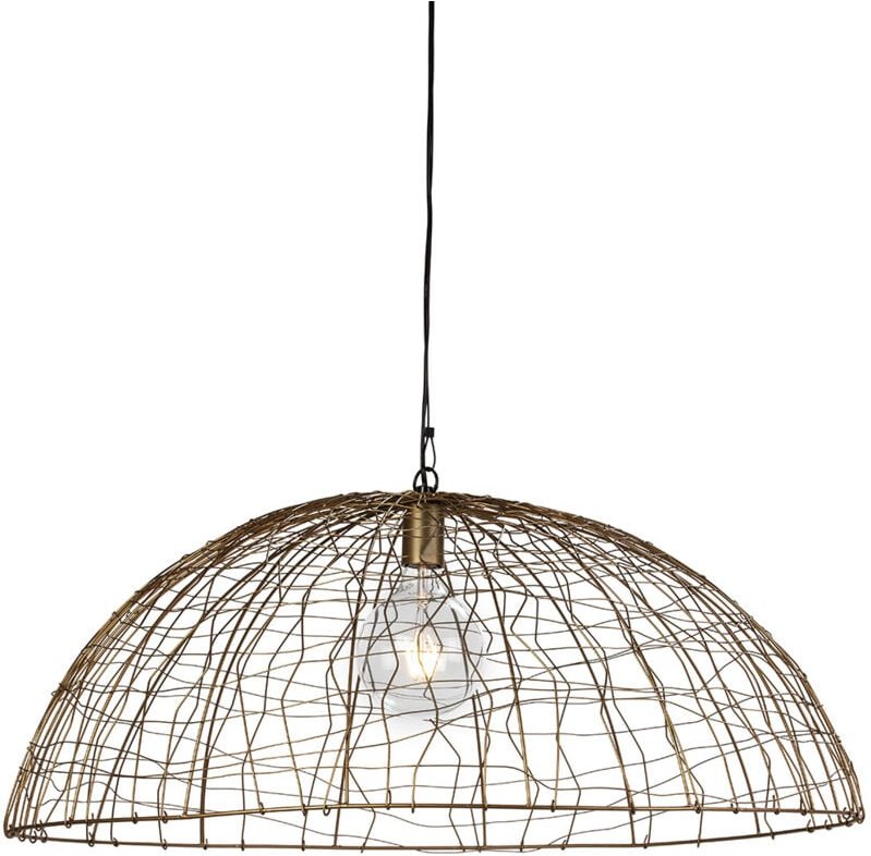 Deckenleuchte 80X80X32 Goldener Draht