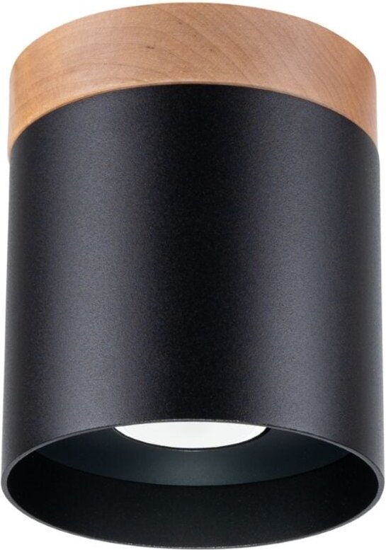 Downlight Lyra 1 Gu10 Schwarz Holz Alu Lumilo 13.499.49