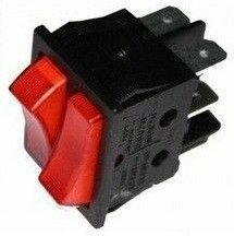 Beleuchteter Einbau-Doppel-Ein/Aus-Schalter 15 A