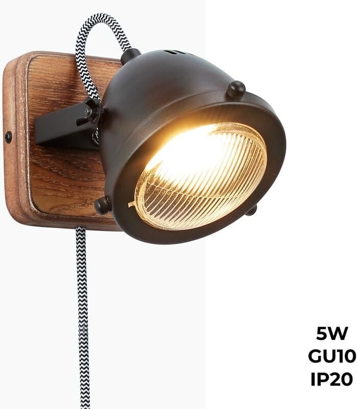 Industrie-Wandleuchte 'Mott' - Verstellbar - GU10 Inklusive