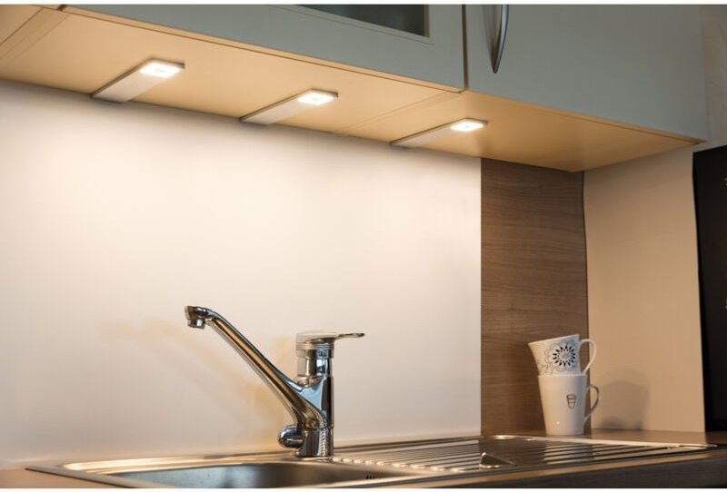 Heitronic Cortina LED-Unterbauleuchte 3er Set led led fest eingebaut 7.2 w Warmweiß, Neutralweiß, t