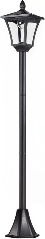 Led Solar Gartenlaterne, Stehleuchte aus Edelstahl Gartenlampe 160 cm hoch Windlicht Außenleuchte IP44, Solarlampe mit L...