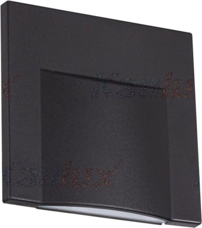 ERINUS LED-Treppenhausleuchte schwarz Kanlux 33333