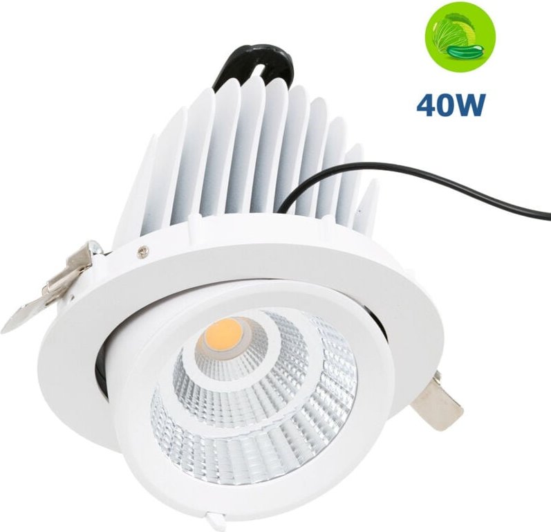 Einbaubarer schwenkbarer LED-Downlight - spezieller Chip für