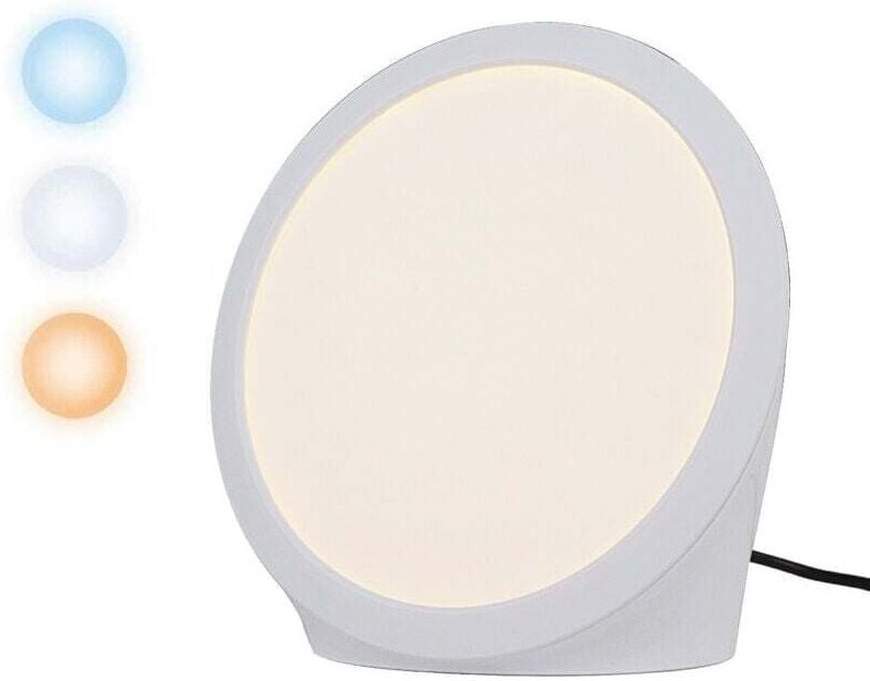 10.000 Lux Lichttherapielampe, Tageslichtsimulation mit 2 Lichtfarben, 6 Timer, 5 einstellbare Lichtintensitäten und Mem...