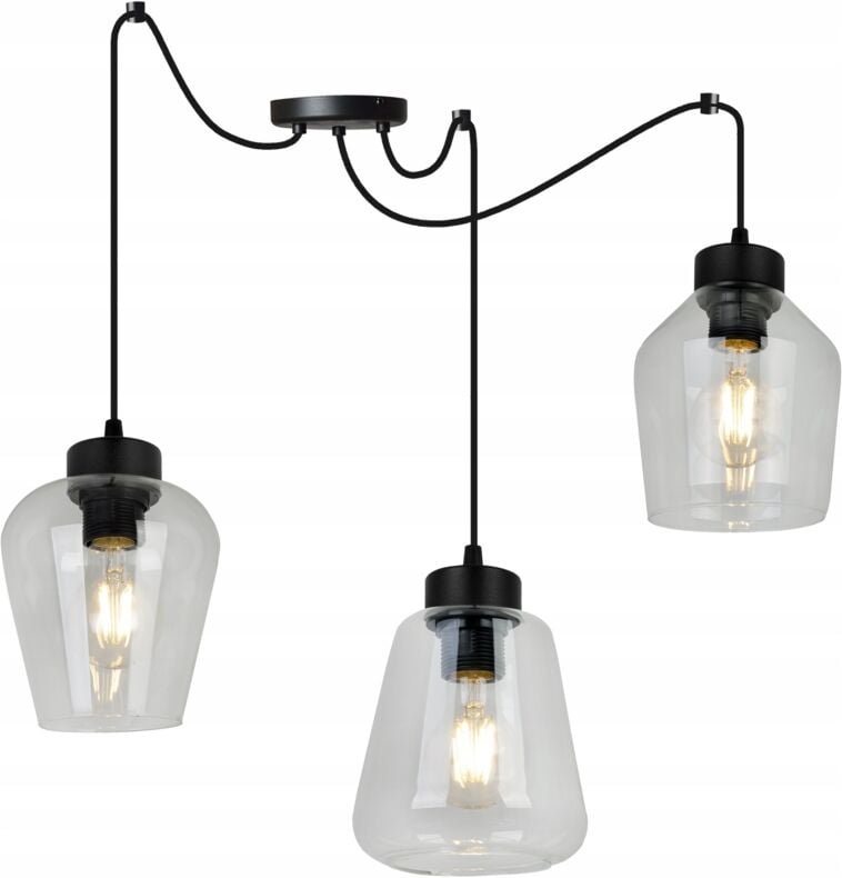 Moderne Elegante Hängelampe Mit Glasschirm