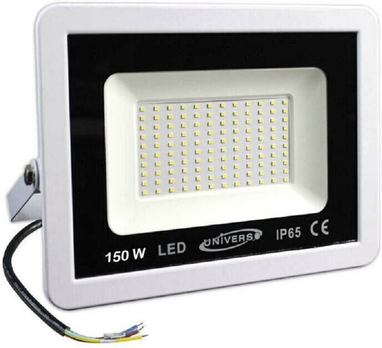 Thumbnail - Trade Shop Traesio - Trade Shop - Faro Spotlight led White External Projector IP65 Cold Luce 6500K 150W F150W-BF1 -