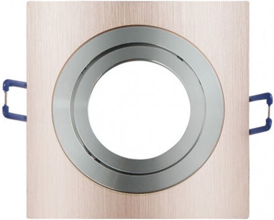 Fabrilamp - fab 14348CU71 Vertieft Orient.cenote 1xgu10 Quadratisch Champ/cro 2x9,2x9,2 Cm 8 De Schnitt. C/portalalampar...