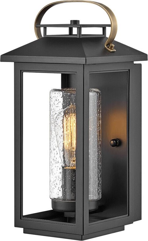 Hinkley Atwater Außenwandlaterne Schwarz, IP44 - Elstead