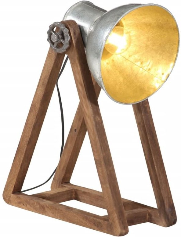 Schreibtischlampe 25 W Vintage-Silbern 30x17x40 cm E27 vidaXL