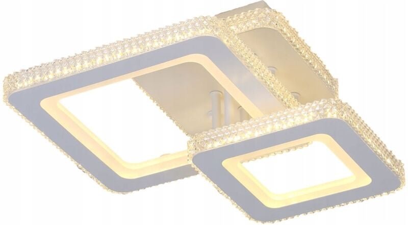 Pendelleuchte Ring Deckenring Kristallleuchter LED Fernbedienung 3 Farben