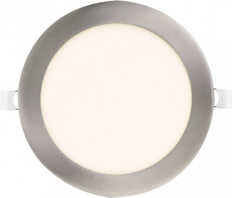 Fabrilamp - fab 146892403 Downlight Obsidian 24w 4000k Nickel Rund 2040lm 2,5x30x30 Cm Schnitt 27,5 Cm