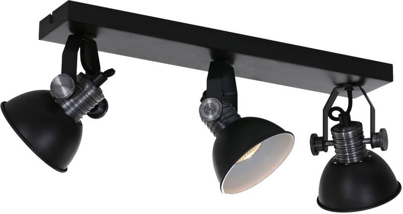 Steinhauer - spot - Brooklyn - schwarz - metall - aufbauleuchte -