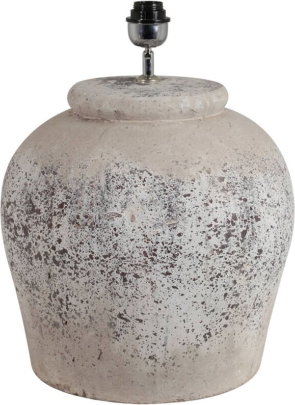 Tischlampe - Etna - grau - keramik - einzelne - Light&living