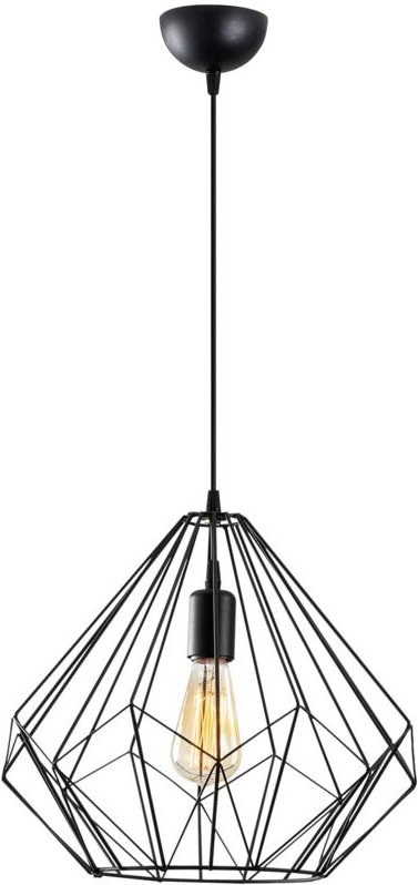 Concept-usine - Drahtseilaufhängung in Schwarzstahl sasha