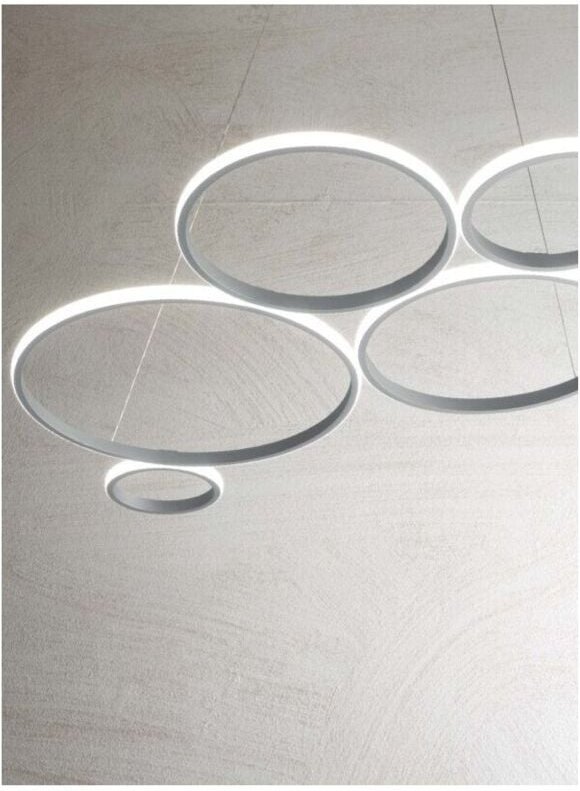 Thumbnail - Pois-Silber LED-Hängeleuchter