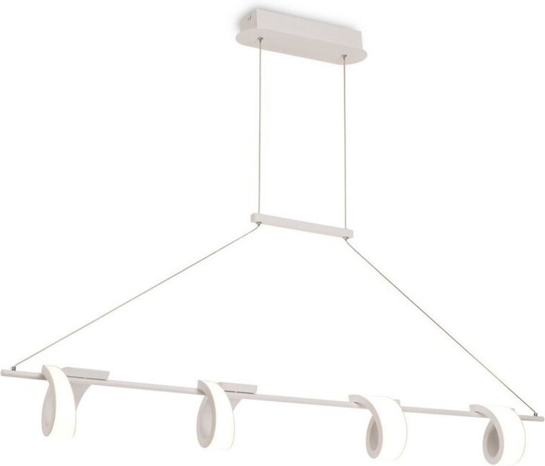 Inspired Mantra - Tsunami - 4 Licht Deckenanhänger, 48W LED, 3000K, 3600lm, Sandweiß