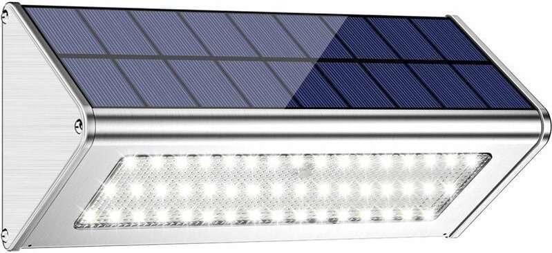 48 LED-Solarleuchte für den Außenbereich, Gehäuse aus Aluminiumlegierung, wasserdicht für den Außenbereich IP65, Radar-B...