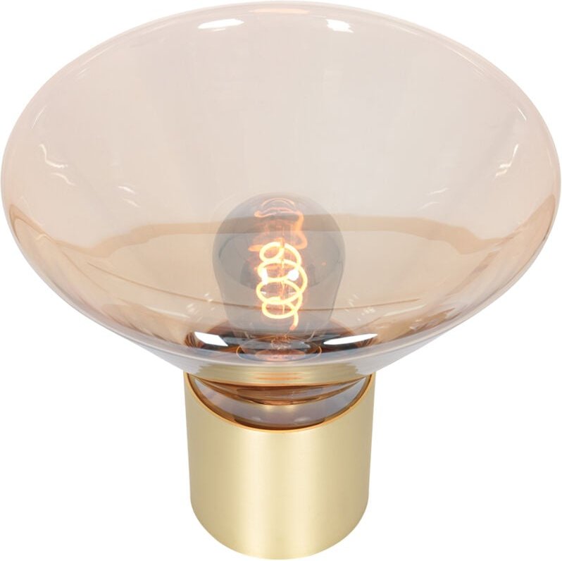 Thumbnail - Steinhauer - tischlampe - Ambiance - bernstein - glas metall - Ø